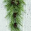 Mixed Needle Pine Teardrop Swag - 36 Inch -Christmas Tree Hill Store artificial swag mixed needle pine teardrop swag 36 37