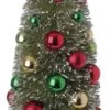 Bottle Brush Tree - Sisal Tree With Ornaments - 15in -Christmas Tree Hill Store bottle brush tree sisal tree with ornaments 15in 9
