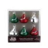 Glass Ornament - Hershey Kisses - Set Of 6 -Christmas Tree Hill Store christmas ornament hershey kisses ornaments set of 6 26