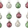Christmas Ornament - "Miniature Christmas Ball Ornament Set" - Set Of 12 -Christmas Tree Hill Store christmas ornament miniature christmas ball ornament set set of 12 18