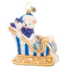 Christopher Radko Glass Ornament - A Beary Good Boy Sleigh 2021 2 Christopher Radko Glass Ornament - A Beary Good Boy Sleigh 2021 -Christmas Tree Hill Store christopher radko glass ornament a beary good boy sleigh 2021 12