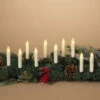 Clip On LED Candle Set - Warm White LED - Battery - 10 Candles -Christmas Tree Hill Store clip on led candle set warm white led battery 10 candles 12