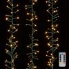 Cluster Battery Lights - 120 Warm White LED Lights - Green Wire - 15ft 1 Cluster Battery Lights - 120 Warm White LED Lights - Green Wire - 15ft -Christmas Tree Hill Store cluster battery lights 120 warm white led lights green wire 15ft 16