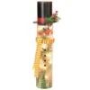 Crackle Glass Snowman Light With Scarf/Top Hat - 20in -Christmas Tree Hill Store crackle glass snowman light with scarf top hat 20in 9