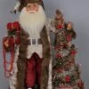 Karen Didion Santa - 16in - Lighted Woodland Elegance Santa -Christmas Tree Hill Store decorative figurine lighted woodland elegance santa 33