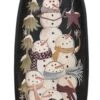 Hanging Decorative Tray - Stacked Snowmen - 15in -Christmas Tree Hill Store decorative tray stacked snowman tray 21