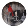 Decorative Wooden Plate - Cardinal You See - 11in -Christmas Tree Hill Store decorative wooden plate cardinal you see 11in 15