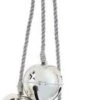 Door Hanger With Bells - Silver - 20in -Christmas Tree Hill Store door hanger with bells silver 20in 9