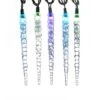 Electric Light Set - Color Changing LED - Crystal Icicle - 12ft