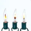 Electric Light Set - Flicker Flame Lights - Set Of 10 -Christmas Tree Hill Store electric light set flicker flame 10 light set with flicker bulbs 28
