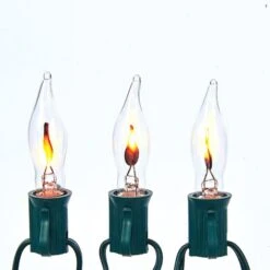 Electric Light Set - Flicker Flame Lights - Set Of 10