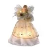 Electric Tree Topper - Ivory And Gold Angel - 9in 2 Electric Tree Topper - Ivory And Gold Angel - 9in -Christmas Tree Hill Store electric tree topper ivory gold angel electric tree topper 27
