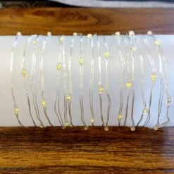 Micro LED Lights - Warm White LED - Battery/Silver Wire - 60 Lights 7 Micro LED Lights - Warm White LED - Battery/Silver Wire - 60 Lights -Christmas Tree Hill Store everlasting glow reg wire string lights warm white led battery silver wire commercial grade indoor outdoor set of 60 30