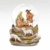 Fontanini Glitterdome - Holy Family With Sheep -Christmas Tree Hill Store fontanini glitterdome holy family with sheep 12
