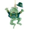 Glass Ornament - Irish Frog - 4.5in -Christmas Tree Hill Store glass ornament irish frog 4 5in 12