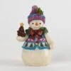 Jim Shore Figurine - Pint-sized Snowman With Pinecone