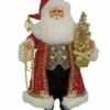 Karen Didion Santa - 16in - Lighted Traditional Elegance 2019 -Christmas Tree Hill Store karen didion santa 16in lighted traditional elegance 2019 15