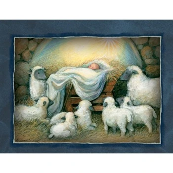 Lang Boxed Christmas Cards - Nativity - Susan Winget 3 Lang Boxed Christmas Cards - Nativity - Susan Winget