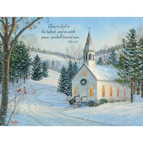 Lang Boxed Christmas Cards - Country Cheer - Sam Timm 3 Lang Boxed Christmas Cards - Country Cheer - Sam Timm