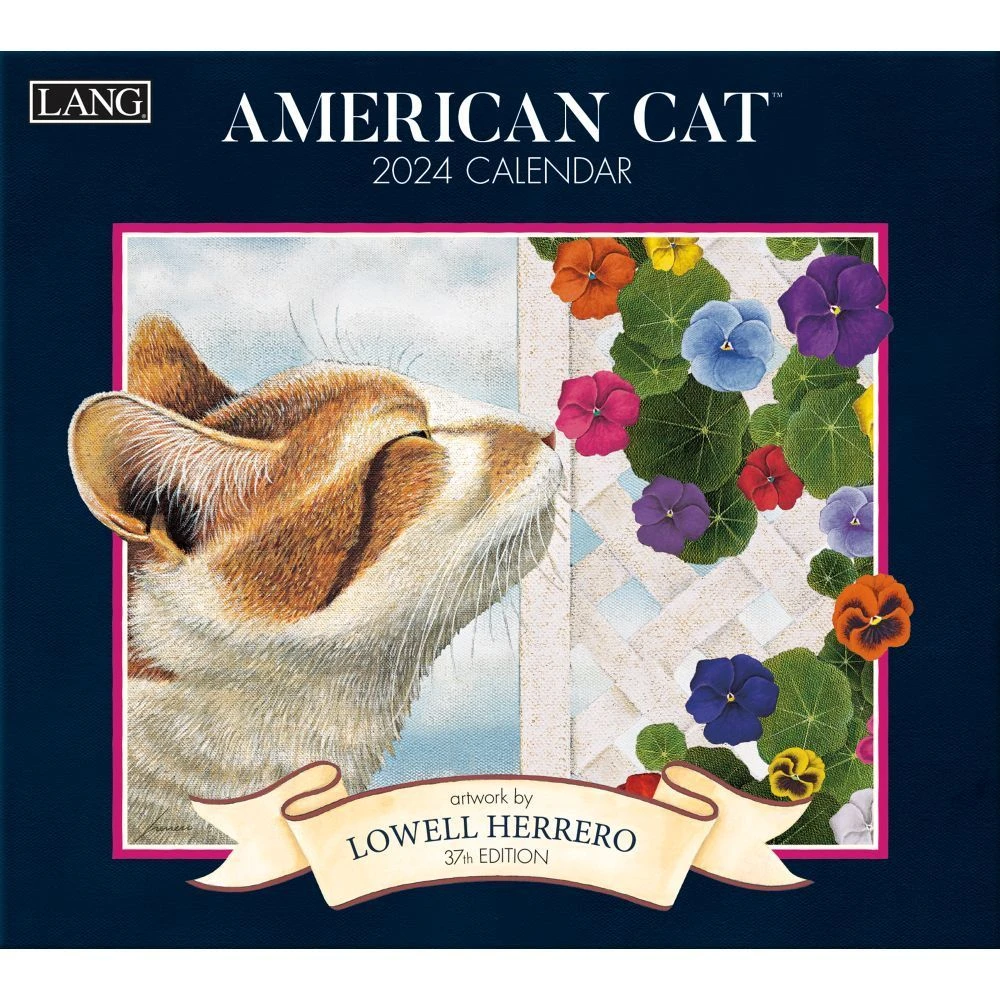 Lang Calendar - 2024 - American Cat - Lowell Herrero 4 Lang Calendar - 2024 - American Cat - Lowell Herrero - Image 2