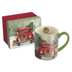 Lang & Wise Mug - "Santa's Truck" - Artist Susan Winget