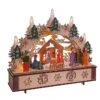 Lit Christmas Nativity Table Decor - Wooden - Battery-Operated LED - 11in -Christmas Tree Hill Store lit christmas nativity table decor wooden battery operated led 11in 12