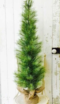 Long Needle Pine Twig Tree - Table Top Christmas Tree - 4 Foot