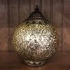 Mercury Glass Lantern - LED Gold - On/Off/Timer - 7in 1 Mercury Glass Lantern - LED Gold - On/Off/Timer - 7in -Christmas Tree Hill Store mercury glass lantern led gold on off timer 7in 22