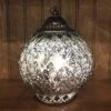 Mercury Glass Lantern - LED Silver - On/Off/Timer - 7.5in -Christmas Tree Hill Store mercury glass lantern led silver on off timer 7 5in 25