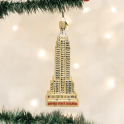 Old World Christmas Glass Ornament - Empire State Building