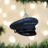 Old World Christmas Glass Ornament - Air Force Cap -Christmas Tree Hill Store old world christmas ornament air force cap 15