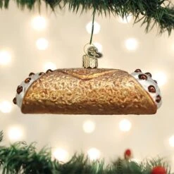 Old World Christmas Glass Ornament - Cannoli