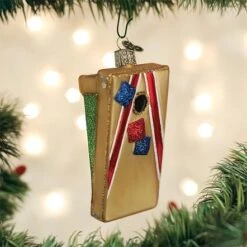 Old World Christmas Glass Ornament - Corn Hole Game