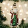 Old World Christmas Glass Ornament - Father Christmas With Bells -Christmas Tree Hill Store old world christmas ornament father christmas with bells 12