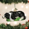 Old World Christmas Glass Ornament - Herding Border Collie -Christmas Tree Hill Store old world christmas ornament herding border collie 15