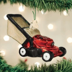 Old World Christmas Glass Ornament - Lawn Mower
