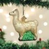 Old World Christmas Glass Ornament - Llama -Christmas Tree Hill Store old world christmas ornament llama 12