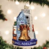 Old World Christmas Glass Ornament - Philadelphia -Christmas Tree Hill Store old world christmas ornament philadelphia 15