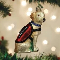Old World Christmas Glass Ornament - Service Dog
