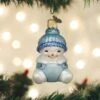 Old World Christmas Glass Ornament - Snow Baby Boy -Christmas Tree Hill Store old world christmas ornament snow baby boy 15