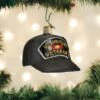Old World Christmas Glass Ornament - Veterans Cap -Christmas Tree Hill Store old world christmas ornament veterans cap 15