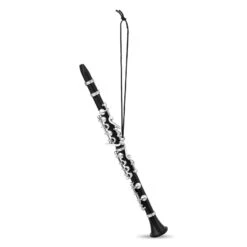 Music Instrument Ornament - Black Clarinet Ornament