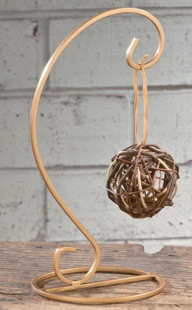 Ornament Hanger - 1 Ornament - Gold - Up To 7.25in Ornament 3 Ornament Hanger - 1 Ornament - Gold - Up To 7.25in Ornament