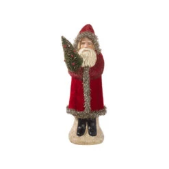 Santa Figurine - Holiday Heritage - Red - 12in
