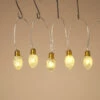 Slow-Twinkle LED Lights - Warm White LED - Battery/Silver Wire - 10 Lights