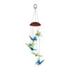Solar Wind Chime - Color-Changing Dragonfly/Butterfly - 26 Inch -Christmas Tree Hill Store solar wind chime color changing dragonfly butterfly 26 inch 13